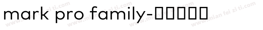 mark pro family字体转换